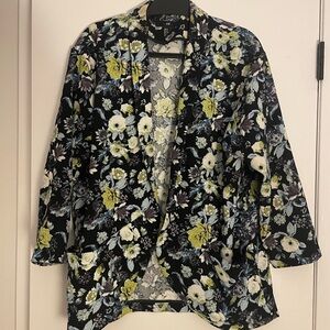 Floral blazer